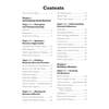 A contents page listing business topics like enterprise, marketing, and finance with page numbers