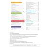 A contents page listing chemistry topics from organic chemistry to practical skills, with page numbers and a revision test