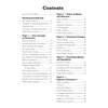 A contents page listing all chemistry topics from the scientific method to the Haber process