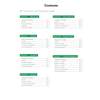 A contents page listing seven biology practicals with page numbers and tick boxes to track progress