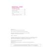 A contents page listing five sub-topics with page numbers, plus publisher details and copyright information