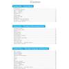 A contents page listing three main sections covering exam basics, reading comprehension