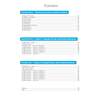 A contents page listing sections on creative writing, sample exams and graded answers with page numbers