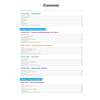 A contents page listing sections on general French, lifestyle, education and popular culture with page numbers