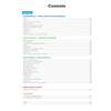 A contents page listing grammar sections on nouns, adjectives and verbs, plus French pronunciation and exam advice