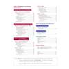 A detailed table of contents listing all units, sections and practice exam papers with their page numbers