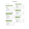 A contents page listing six sections covering general topics, identity, lifestyle, education