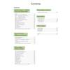 A table of contents listing grammar sections, exam advice, and practice papers with page numbers