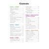 A table of contents listing five sections covering Number, Algebra, Graphs, Ratio, and Shapes with page numbers