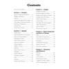 A table of contents listing five sections covering Number, Algebra, Graphs, Ratio, and Geometry with page numbers