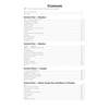 A contents page listing four sections covering Number, Algebra, Graphs and Ratio, with page numbers and tick boxes
