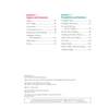 A contents page listing the chapters on angles, geometry, probability and statistics with their page numbers