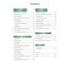 The contents page lists sections on health, sport psychology and data, plus practice papers and answers