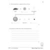 A diagram of a star's life cycle with missing labels to fill in, followed by a short written explanation question