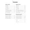 A contents page listing 30 tests on energy, electricity, forces, waves and magnetism, plus mixed tests and answers