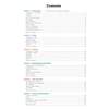 A contents page listing six sections covering Christianity, Islam, Judaism, relationships, life and death, and crime