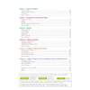 A table of contents listing sections on peace, equality, and the life of Jesus