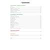 A contents page listing sections on adjectives, verbs, tenses, pronunciation and exam advice with page numbers