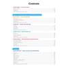 A contents page listing sections on communication, travel, technology, and grammar with page numbers