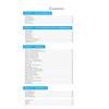 A contents page listing sections on travel, grammar and exam advice with page numbers