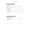A contents page listing grammar and proofreading topics with page numbers for the workbook