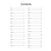 A contents page listing 31 timed tests and 12 puzzle sections with page numbers