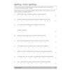 Nine sentences with deliberate spelling mistakes for children to find and circle the incorrect letter