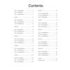 A contents page listing 33 short tests on comprehension and proofreading, plus puzzle sections and an answer key
