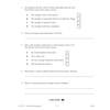Five comprehension questions on a text about a stranger, including multiple choice and short written answers