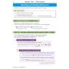 Clear rules on capital letters and sentence endings, with examples showing how to use full stops