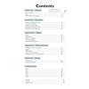 A contents page listing grammar, punctuation, spelling, writing and assessment tests with page numbers and tick boxes