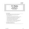 Instructions for the 11+ Maths test, including timing, marking and calculator rules