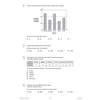 Four maths questions test data handling and arithmetic, including reading a bar chart and a table of votes