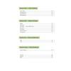 A contents page listing sections on data handling, shapes, measures and mixed problems with page numbers