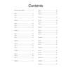 A contents page listing 30 timed tests and 10 puzzle sections with their starting page numbers