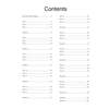 A contents page listing 30 timed tests and 10 puzzle sections with page numbers