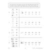 Four non-verbal reasoning questions where children match shapes to code letters from a key
