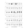 Six pattern questions where children select the correct shape to complete the sequence