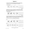 Two worked examples and two practice questions on decoding shapes and dots into letter codes