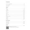 A contents page listing practice topics like series and matrices, plus three full practice papers and answers