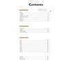 A contents page listing shapes, spatial reasoning and 11 tests, with boxes to tick off as each topic is completed