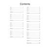 A contents page listing 31 timed tests and eight puzzle sections with page numbers