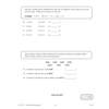 A test page with number pattern questions and a word code puzzle to complete