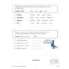 Children underline synonyms and remove letters to form new words, building verbal reasoning skills for the 11+ exam