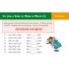 Children find missing words in pairs to complete a pattern, using a worked example to guide them