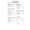 A contents page listing five sections of verbal reasoning practice and six assessment tests, with boxes to tick off as you go