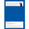 A blank blue page with publisher details, an ISBN, and a cartoon penguin illustration