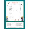 A contents page listing phonics sounds, puzzles and other Year 1 topics with page numbers