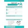 Children trace and write capital A and B, then complete sentences by adding the correct capital letter
