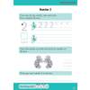 Children trace the number 2, count two turtles, and write the number themselves to practise handwriting